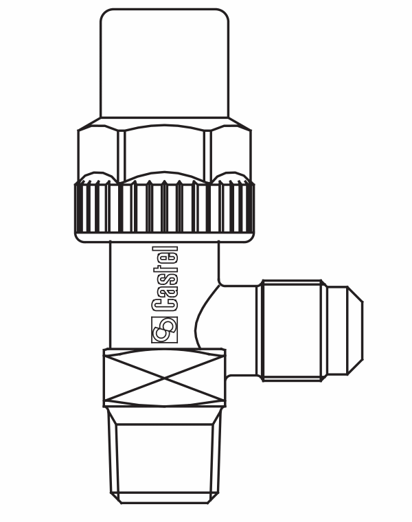 貯液器閥門(mén)6110/23,螺紋接頭